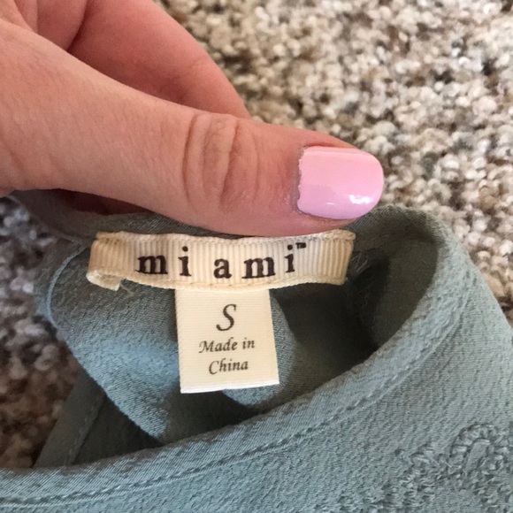 Green Embroidered Top - Picture 4 of 4